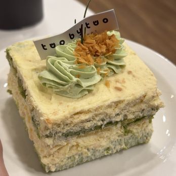Cafe  2BY2 - Coconut Pandan Coconut Tiramisu - Desserts Near Me - New York, New York