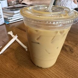 Iced Latte with macadamia milk Iced Latte with macadamia milk