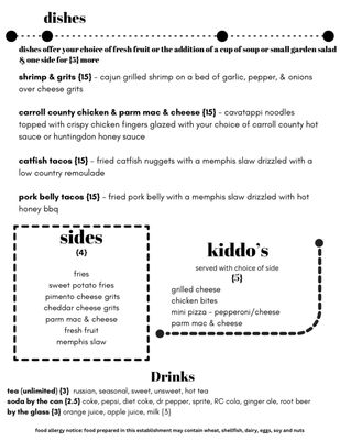 Menu photo 1 Mo’s on Main Huntingdon, TN