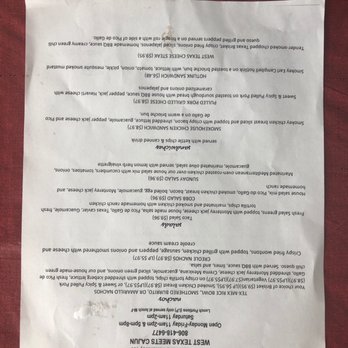 Sunday’s Kitchen - Menu - Salad Near Me - Amarillo, Texas