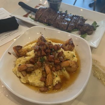 Easy Like Sunday - Shrimp & grits with side of steak - Breakfast & Brunch Near Me - Baltimore, Maryland