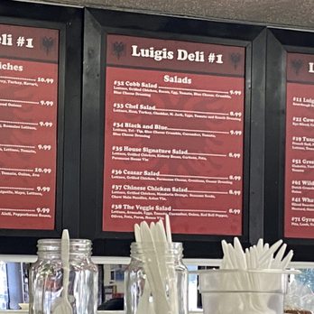 Luigi's Deli - Salad menu - Delis Near Me - Martinez, California