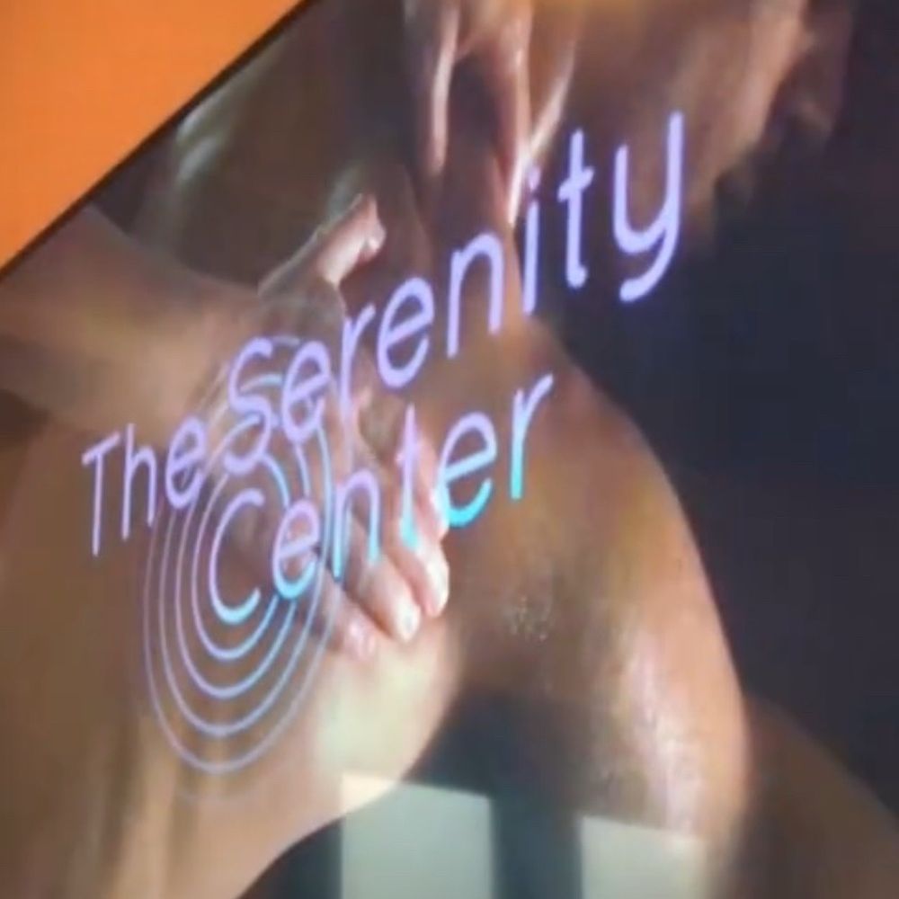 The Serenity Center - Welcome screen in waiting area. - Massage Therapy Near Me - Las Vegas, Nevada