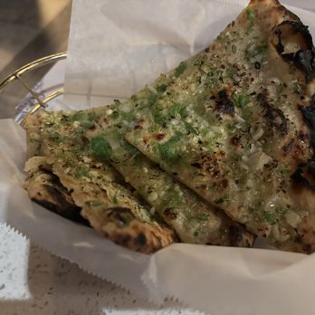 Gulab Indian Bistro - Chili Garlic Naan - Indian Near Me - Clovis, California