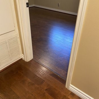 Lowe's Home Improvement - Our new vinyl floors next to our hallway wood floors. They are so close for matching! - Hardware Stores Near Me - Vista, California