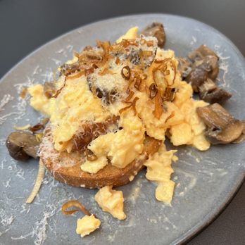 Postino Addison - Mushroom truffle omelette I think - Wine Bars Near Me - Dallas, Texas Postino Addison - Mushroom truffle omelette I think - Wine Bars Near Me - Dallas, Texas
