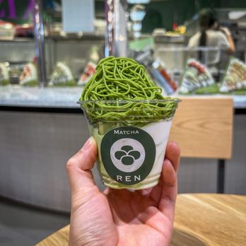 Matcha Ren - Matcha Mont Blanc - Ice Cream & Frozen Yogurt Near Me - Costa Mesa, California