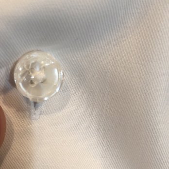 Fairmount Cleaners - Every button on the specific shirt is broken like this - Sewing & Alterations Near Me - Philadelphia, Pennsylvania Fairmount Cleaners - Every button on the specific shirt is broken like this - Sewing & Alterations Near Me - Philadelphia, Pennsylvania