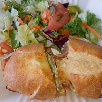 Cassidy's Pizza - Awesome ham sandwich n salad combo. Warm and full of flavor! - Pizza Near Me - Watsonville, California