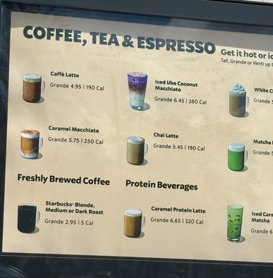 Menu photo 2 Starbucks Jacksonville, FL Menu photo 2 Starbucks Jacksonville, FL