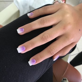Mini Nails - Purple ombré - Nail Salons Near Me - Lakewood, California Mini Nails - Purple ombré - Nail Salons Near Me - Lakewood, California