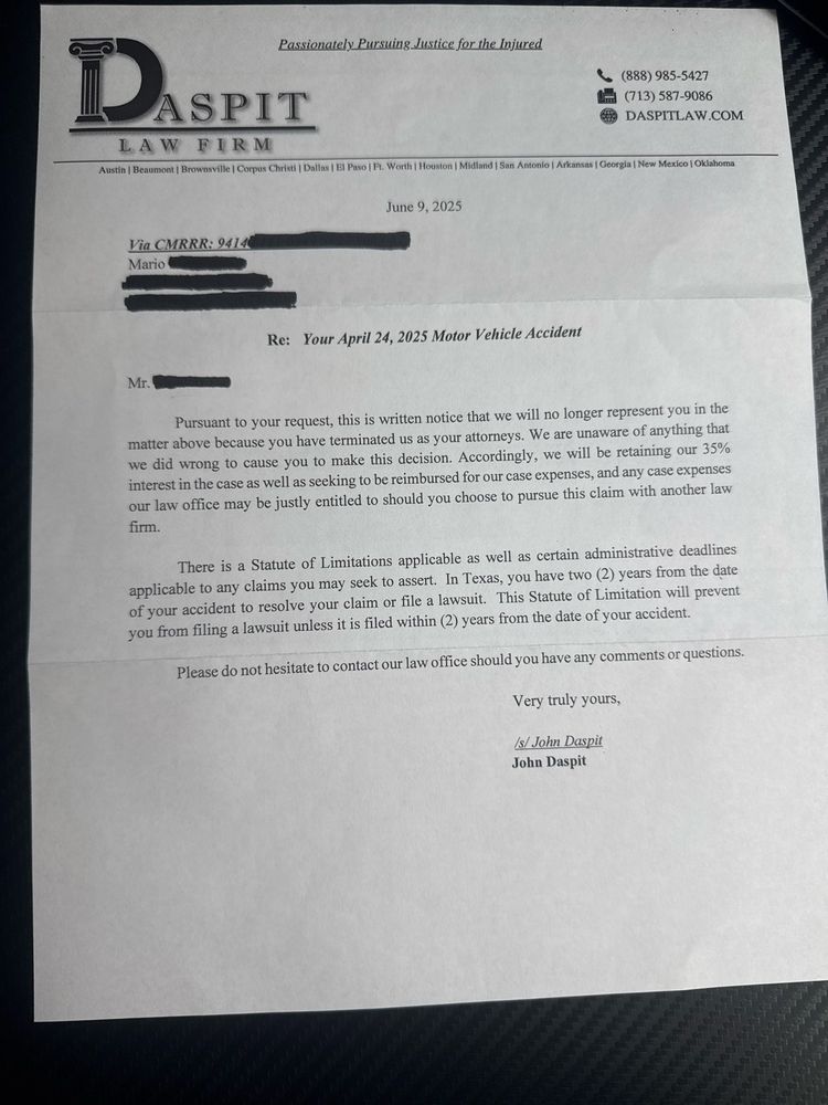 Daspit Law Firm - disability attorney in Houston, TX