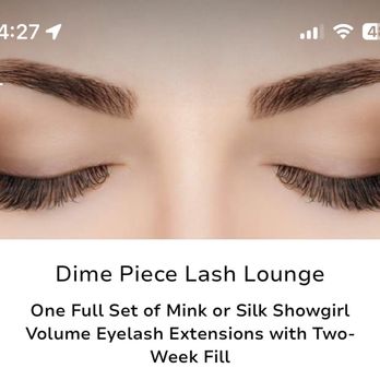Dime Piece Lash Lounge - False Advertising - they are classic / hybrid - Eyelash Service Near Me Dime Piece Lash Lounge - False Advertising - they are classic / hybrid - Eyelash Service Near Me