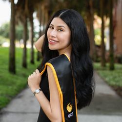 Khim Higgins Photography - A UCF graduation session to commemorate a job well done for this young lady.