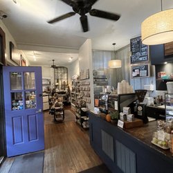 Left Bank Coffeehouse - No more indoor seating (service is carry out only - or use of their back patio seating area)