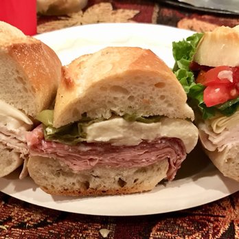 Michael's Salumeria - Left- Turkey & Mozz Mid- Mortadella, Soppresatta, & Mozz Right- Turkey & Swiss These are just half of each sandwich! - Delis Near Me - Lyndhurst, New Jersey Michael's Salumeria - Left- Turkey & Mozz Mid- Mortadella, Soppresatta, & Mozz Right- Turkey & Swiss These are just half of each sandwich! - Delis Near Me - Lyndhurst, New Jersey
