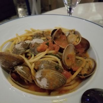 Lago - Bucatini with clams - Italian Near Me - Las Vegas, Nevada Lago - Bucatini with clams - Italian Near Me - Las Vegas, Nevada