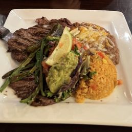 Carne Asada plate