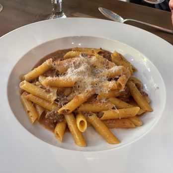 Semo Pasta + Wine - Gluten free mafaldine bolognese - Italian Near Me - Fremont, Nebraska Semo Pasta + Wine - Gluten free mafaldine bolognese - Italian Near Me - Fremont, Nebraska