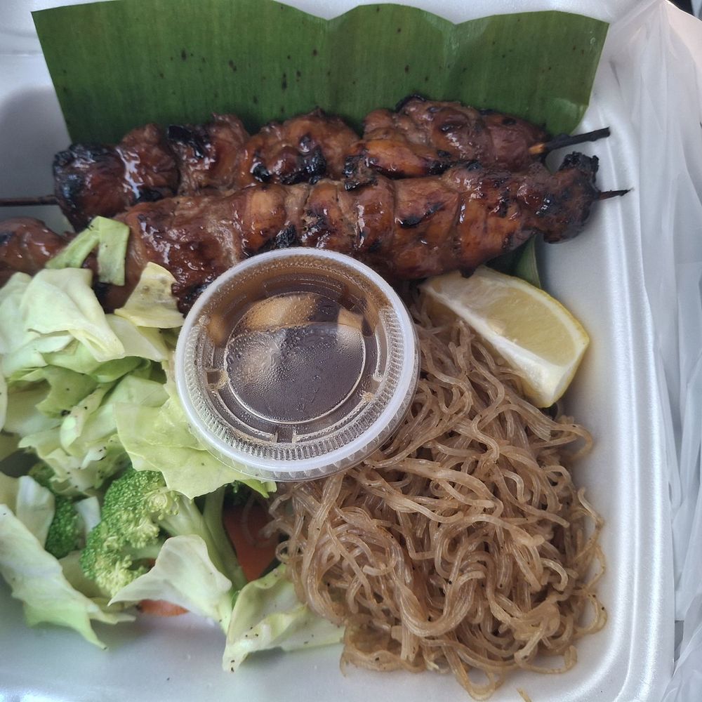 Bulan Filipino Grill - Chicken skewers plate ($15) - Barbeque Near Me - Claremont, California Bulan Filipino Grill - Chicken skewers plate ($15) - Barbeque Near Me - Claremont, California