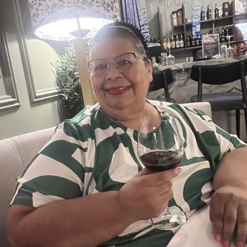 Old Lisbon - Mom enjoying her wine - Portuguese Near Me - Aventura, Florida Old Lisbon - Mom enjoying her wine - Portuguese Near Me - Aventura, Florida