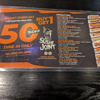 Sushi Joint - Sushi Bars Near Me - Norwalk, California Sushi Joint - Sushi Bars Near Me - Norwalk, California