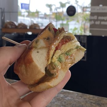 Shirley's Bagels - Santa Fe bagel with avocado - Bagels Near Me - Costa Mesa, California Shirley's Bagels - Santa Fe bagel with avocado - Bagels Near Me - Costa Mesa, California