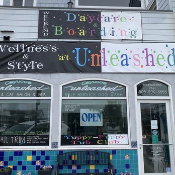 Unleashed - The front of the store - Pet Groomers Near Me - Cayucos, California