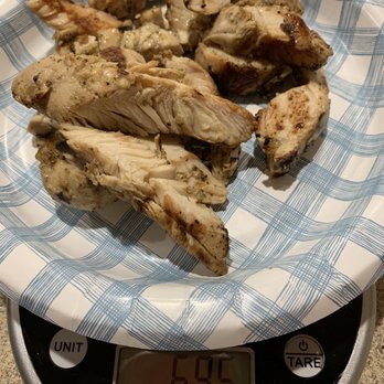 Hungry Tiger Pizza - Holy chicken. Almost 7ozs. Very good - Pizza Near Me - Billerica, Massachusetts