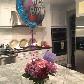 Fallon’s Flowers - Pink Lemonade Flower Arrangement- birthday - Florists Near Me - Raleigh, North Carolina