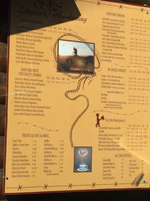 Menu photo 2 T&S ExpressO Awakening Sunriver, OR