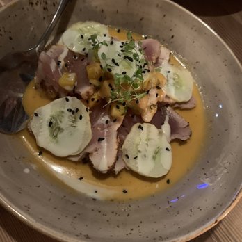 Lechon - Spiced Tuna Tiradito* - Tapas Bars Near Me - Portland, Oregon Lechon - Spiced Tuna Tiradito* - Tapas Bars Near Me - Portland, Oregon