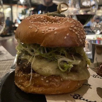 Bludorn - Dry-Aged Burger w/redneck cheddar - New American Near Me - Houston, Texas Bludorn - Dry-Aged Burger w/redneck cheddar - New American Near Me - Houston, Texas