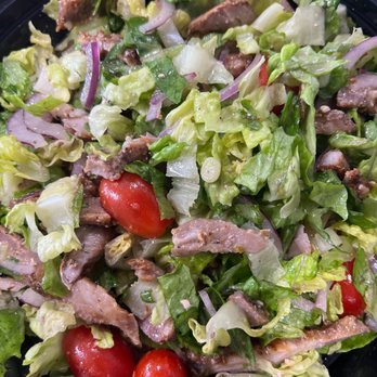 El Greco Grill - pork gyro salad. So fresh and tasty. - Greek Near Me - Campbell, California