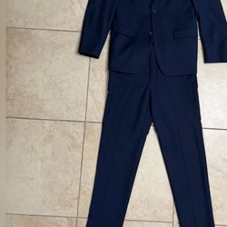 Young's Dressmaker - Great job on this navy blue suit, was able to custom fit for special occasion!