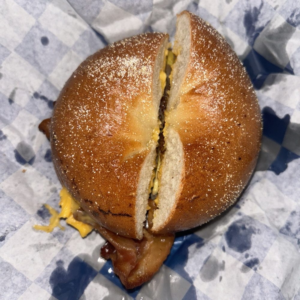 Pop's Bakery - Bacon Egg and Cheese - Bagels Near Me - Washington, DC, District of Columbia