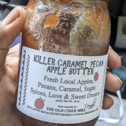 Bat Cave North Carolina Old Cider Mill Gift Shop - Killer caramel Pecan Apple Butter