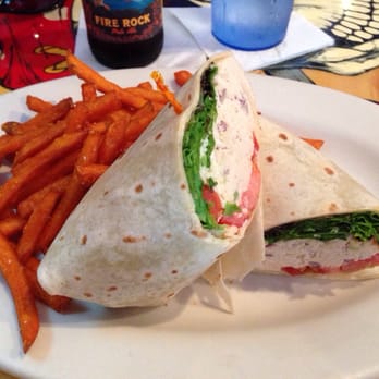 Flip Flops Grill + Chill - Chicken & White Cheddar Wrap... One of my faves! - Caribbean Near Me - Virginia Beach, Virginia