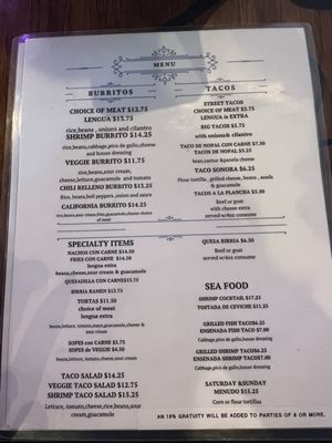 Menu photo 5 El Rey Taco Grill - Wildomar Wildomar, CA