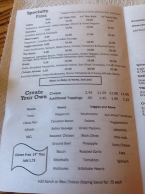Menu photo 1 Seabeck Pizza Gig Harbor, WA Menu photo 1 Seabeck Pizza Gig Harbor, WA