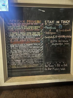 Menu photo 1 Vizo's African Bar & Restaurant Lubbock, TX