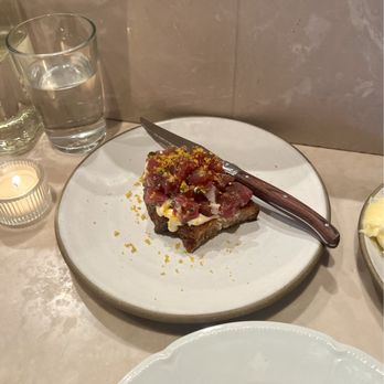 Dame - Tuna Tartare & Bottarga on Toast | IG & TikTok @territheplatypus.eatz - Seafood Near Me - New York, New York Dame - Tuna Tartare & Bottarga on Toast | IG & TikTok @territheplatypus.eatz - Seafood Near Me - New York, New York