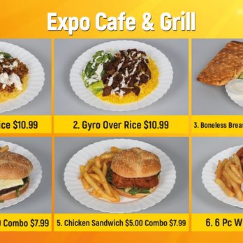Expo Cafe & Grill - Menu - Halal Near Me - Chantilly, Virginia Expo Cafe & Grill - Menu - Halal Near Me - Chantilly, Virginia