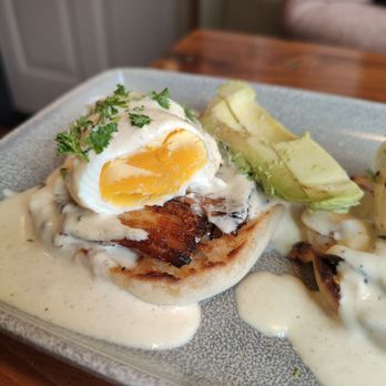 Wild Fish - Swordfish Benedict - Seafood Near Me - Pacific Grove, California Wild Fish - Swordfish Benedict - Seafood Near Me - Pacific Grove, California