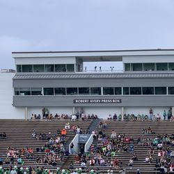 Veterans Memorial Stadium - ROBERT AVERY PRESS BOX