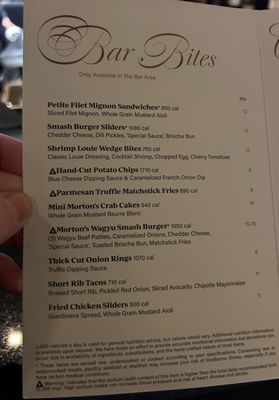 Menu photo 2 Morton's The Steakhouse New York, NY