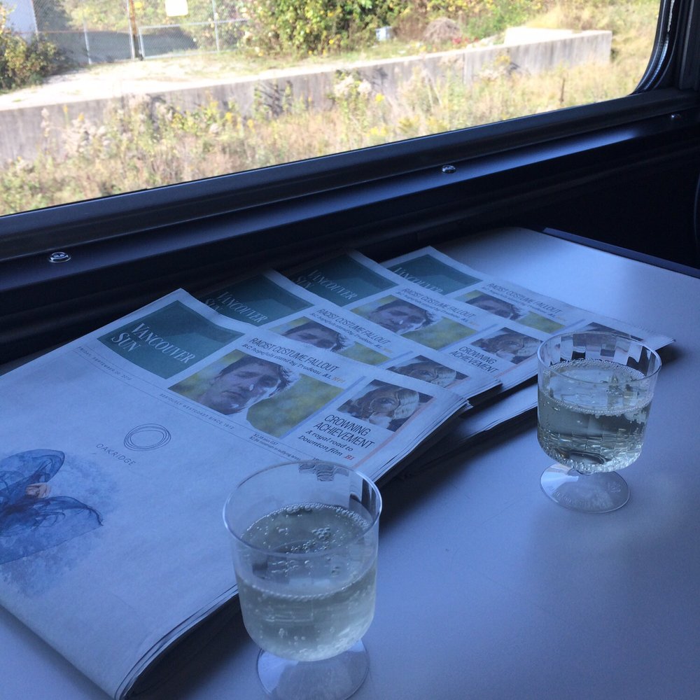 VIA Rail - Champagne and newspapers - Transportation Near Me VIA Rail - Champagne and newspapers - Transportation Near Me