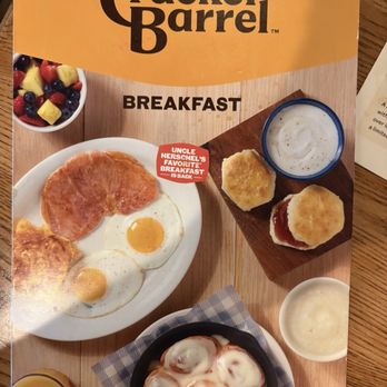 Cracker Barrel Old Country Store - OLD logo on menu - American Near Me - Evansville, Indiana Cracker Barrel Old Country Store - OLD logo on menu - American Near Me - Evansville, Indiana