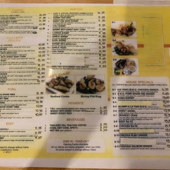 Thai BBQ - Menu as of June 2023 - Thai Near Me - Union City, California Thai BBQ - Menu as of June 2023 - Thai Near Me - Union City, California