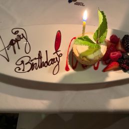 Birthday dessert